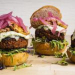 Image of our perfect veggie burger - Black Bean Veggie Burger